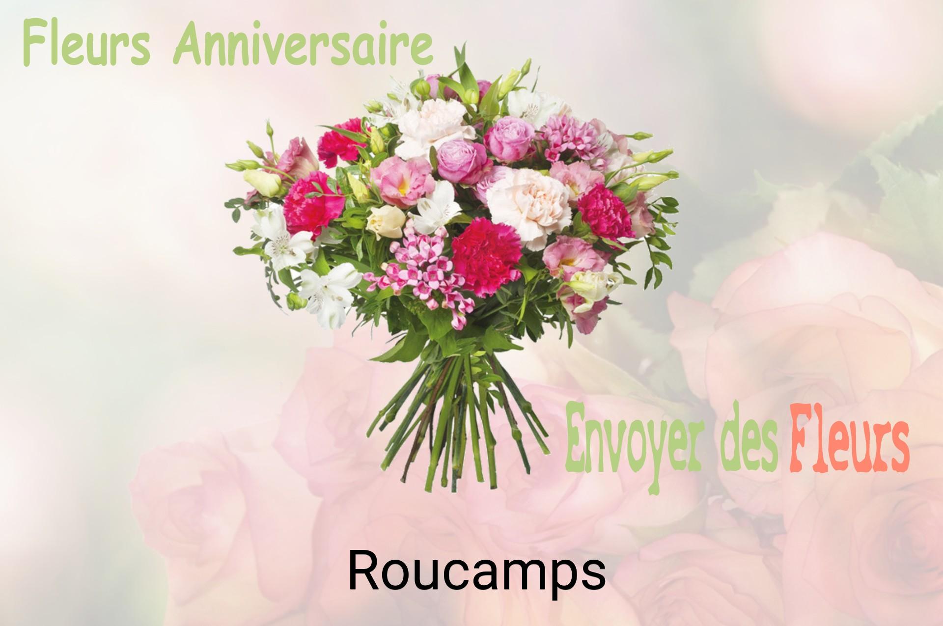 Bouquet de fleurs d’anniversaire livré à Roucamps