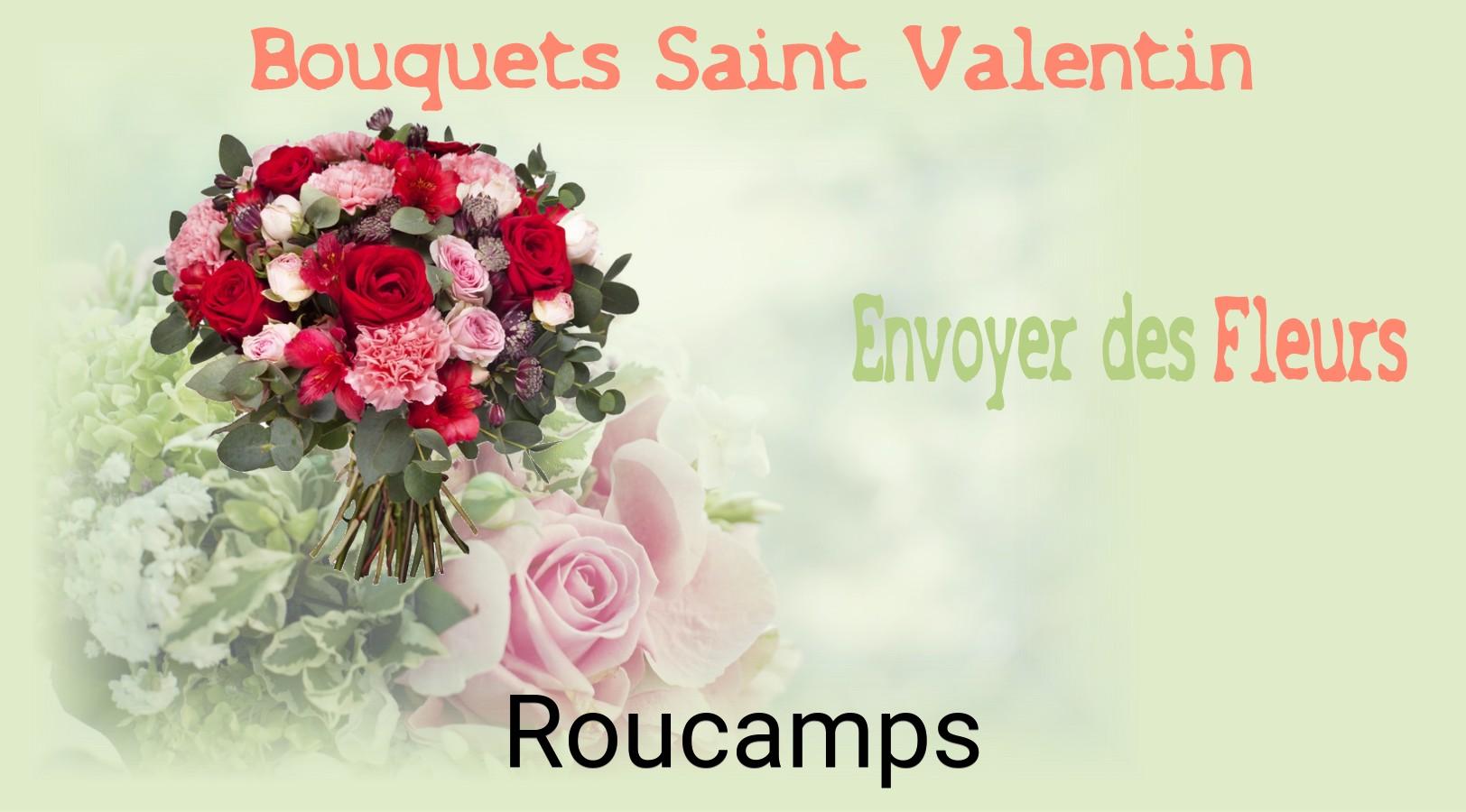 Roses de Saint-Valentin livrées à Roucamps